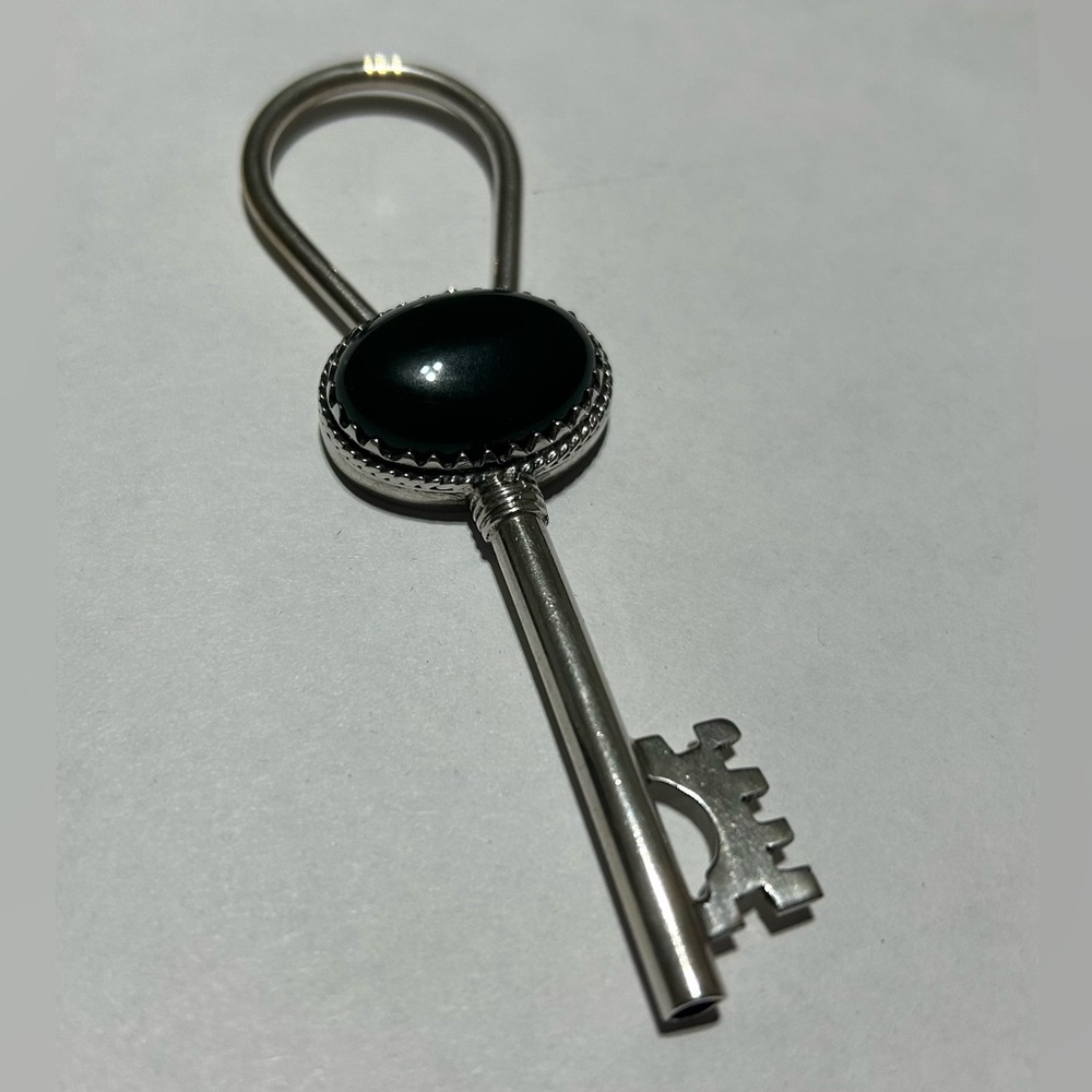 Handmade Egyptian Silver Keychain
